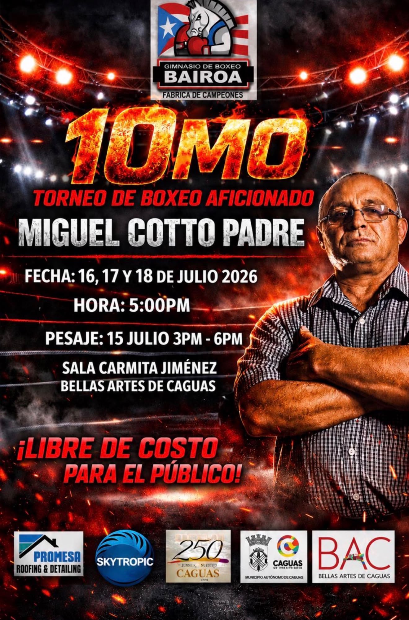 10mo Torneo de Boxeo Aficionado Miguel Cotto Padre